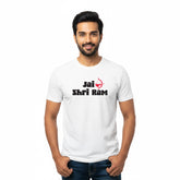 Men’s Graphic Print Round Neck T-Shirt- Jai Shree Ram (170 GSM single jersey)