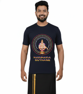 Men’s Graphic Print Round Neck T-Shirt- Ayyappan (170 GSM single jersey)