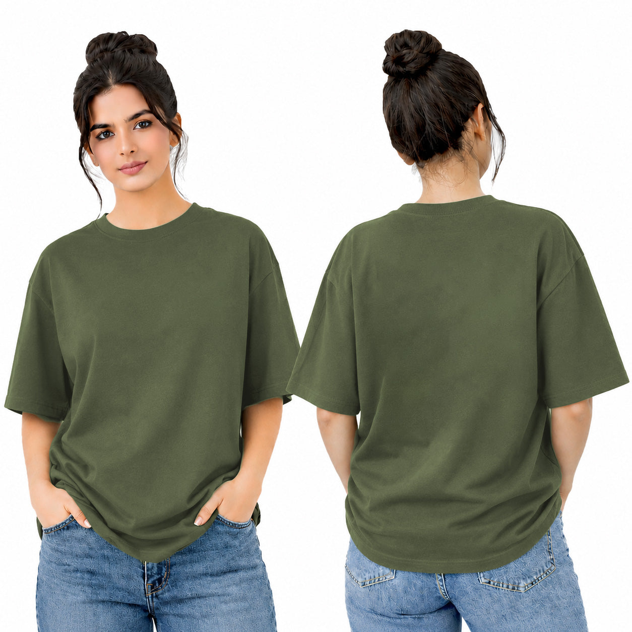 Women’s Oversized Plain T-Shirt