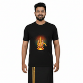 Men’s Graphic Print Round Neck T-Shirt- Ayyappan (170 GSM single jersey)
