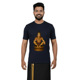 Men’s Graphic Print Round Neck T-Shirt- Ayyappan (170 GSM single jersey)
