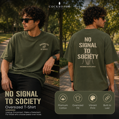 Men’s Oversized T-Shirt - Disconnected By Choice