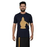 Men’s Graphic Print Round Neck T-Shirt- Ayyappan (170 GSM single jersey)