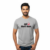 Men’s Graphic Print Round Neck T-Shirt- Jai Shree Ram (170 GSM single jersey)