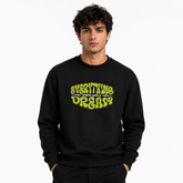 Men’s Graphic Print Round Neck Sweatshirt - 270 GSM