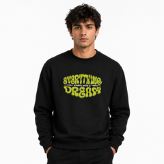 Men’s Graphic Print Round Neck Sweatshirt - 270 GSM