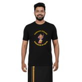 Men’s Graphic Print Round Neck T-Shirt- Ayyappan (170 GSM single jersey)