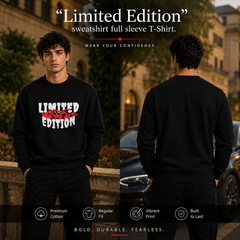 Men’s Graphic Print Round Neck Sweatshirt - 270 GSM