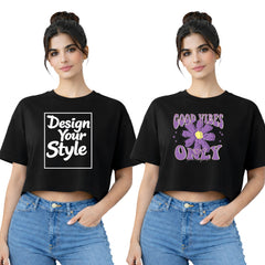 Women’s Oversized Crop Top-Customize