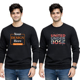 Men Round Neck sweatshirt T-shirt – Customize