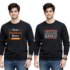 Men Round Neck sweatshirt T-shirt – Customize