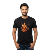 Men’s Graphic Print Round Neck T-Shirt- Jai Shree Ram (170 GSM single jersey)