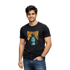 Men’s Graphic Print Round Neck T-Shirt- Shivan (170 GSM single jersey)