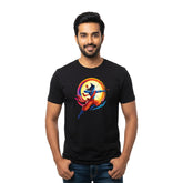 Men’s Graphic Print Round Neck T-Shirt- Jai Shree Ram (170 GSM single jersey)