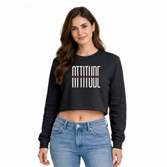 Women’s Oversized full Sleeve Crop Top - Attitude (270 GSM French Terry)