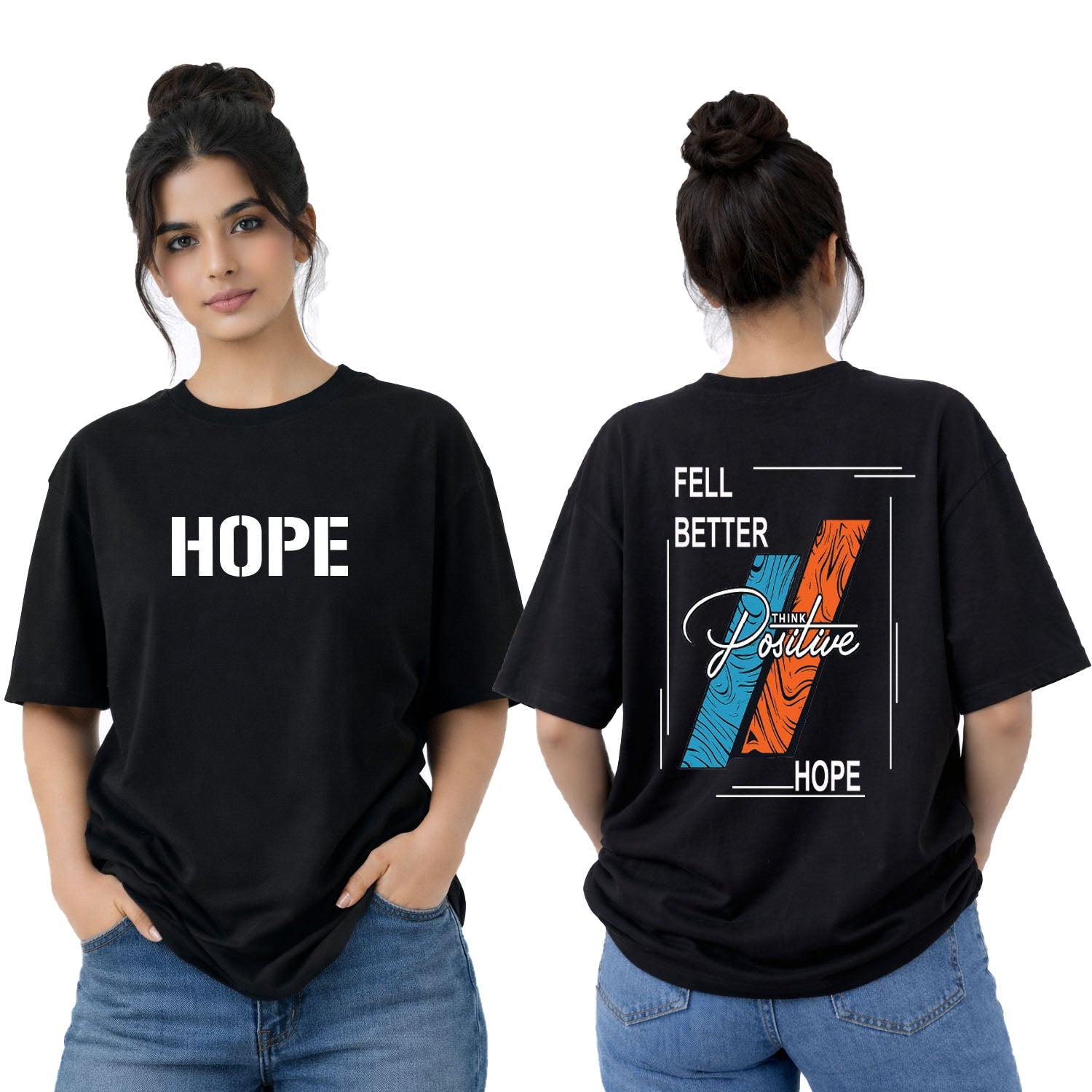 Women’s Oversized T-Shirt - Hope (225 GSM heavyweight fabric)