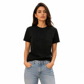Women’s Plain Round Neck T-Shirt - 190 GSM Single Jersey