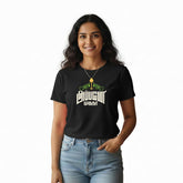 Women’s Graphic Print Round Neck T-Shirt- Murugan (170 GSM single jersey)