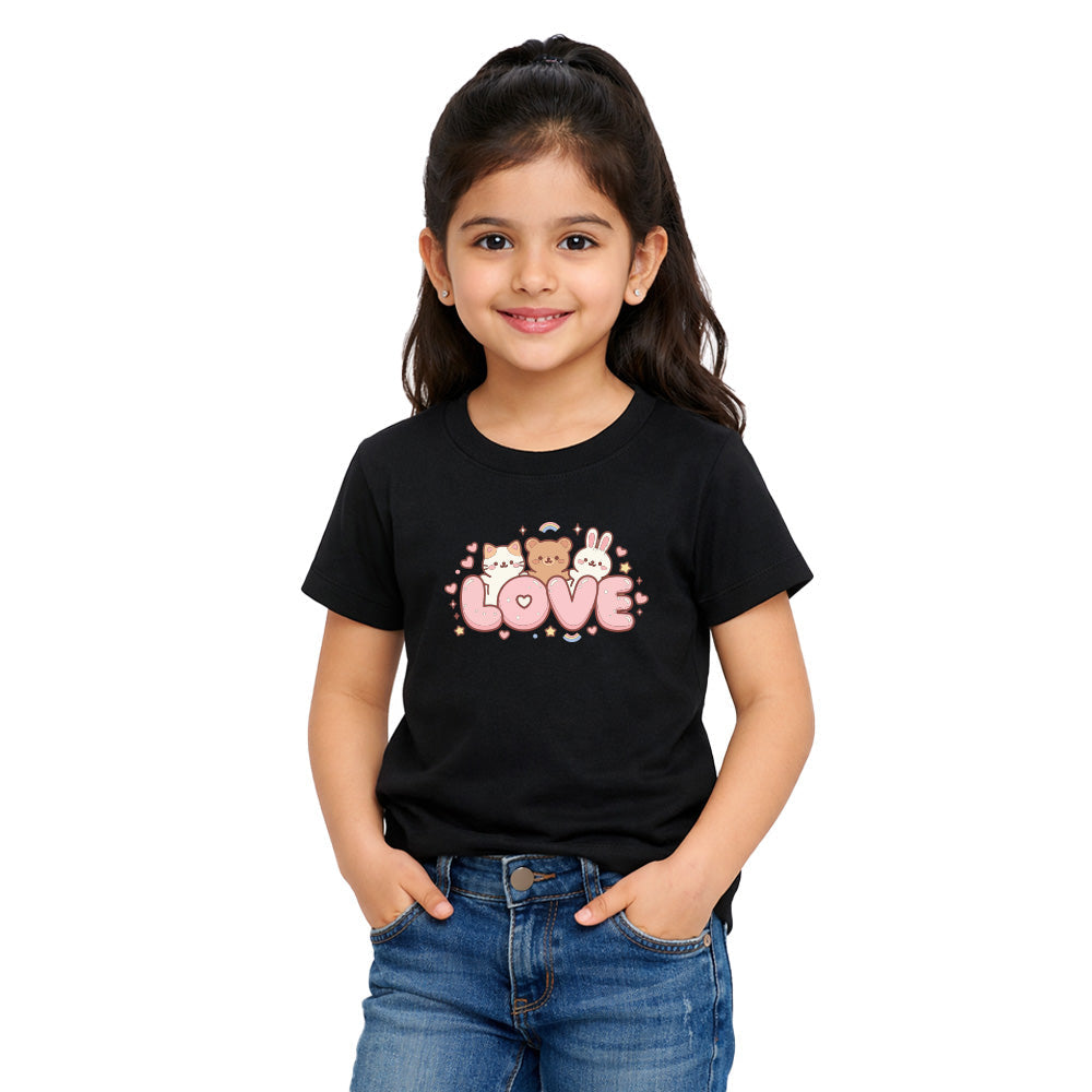 Girl’s Round Neck T-Shirt