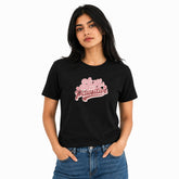 Dog Lover's Round Neck T-Shirts For Women - Stay Pawsitive - (170 GSM) single jersey