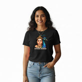 Women’s Graphic Print Round Neck T-Shirt- Murugan (170 GSM single jersey)