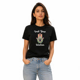 Women's Crew Neck t-shirt - Trust Your Intuition (170 GSM single jersey)