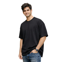 Men's Plain oversized t-shirt- 270 GSM French Terry
