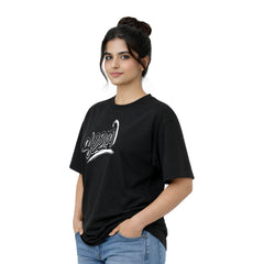Crew Neck oversized t-shirt - ചുള്ളത്തി(225 GSM heavyweight fabric)