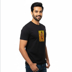 Men’s Graphic Print Round Neck T-Shirt- Hanuman (170 GSM single jersey)