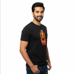Men’s Graphic Print Round Neck T-Shirt-Tirupathi Balaji (170 GSM single jersey)