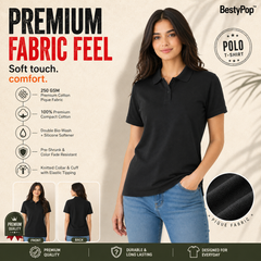 Women’s Plain Polo T-Shirt