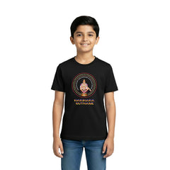 Boy’s Graphic Print Round Neck T-Shirt- Ayyappan
