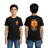 Boy’s Graphic Print Round Neck T-Shirt- Ayyappan