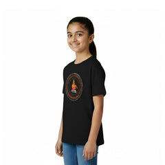 Girl’s Graphic Print Round Neck T-Shirt- Ayyappan
