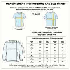 Boy Round Neck sweatshirt T-shirt – Customize