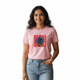 Women’s Graphic Print Round Neck T-Shirt - Shivan (170 GSM single jersey)