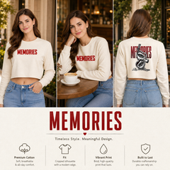 Women’s Crop top full Sleeve - 270 GSM