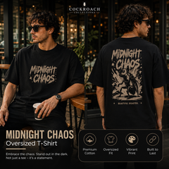 Men’s Oversized T-Shirt - MidNight Chaos