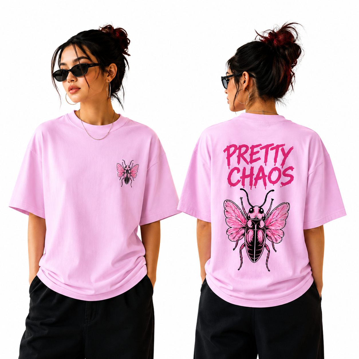 Women’s Oversized T-Shirt - Pretty Chaos