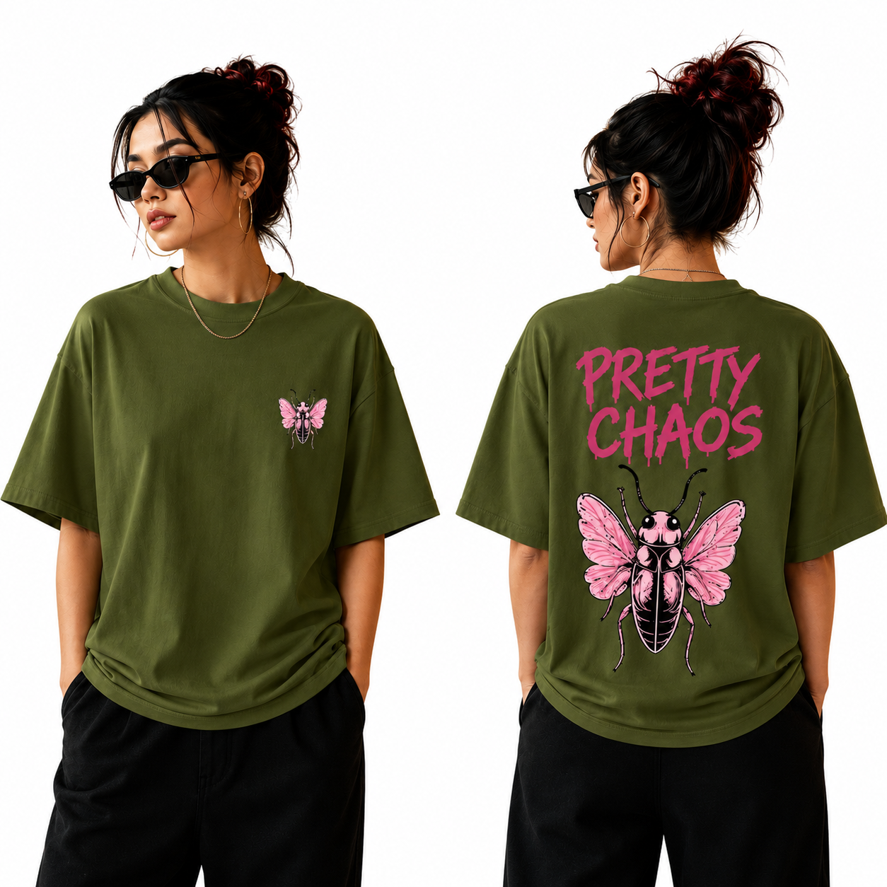 Women’s Oversized T-Shirt - Pretty Chaos