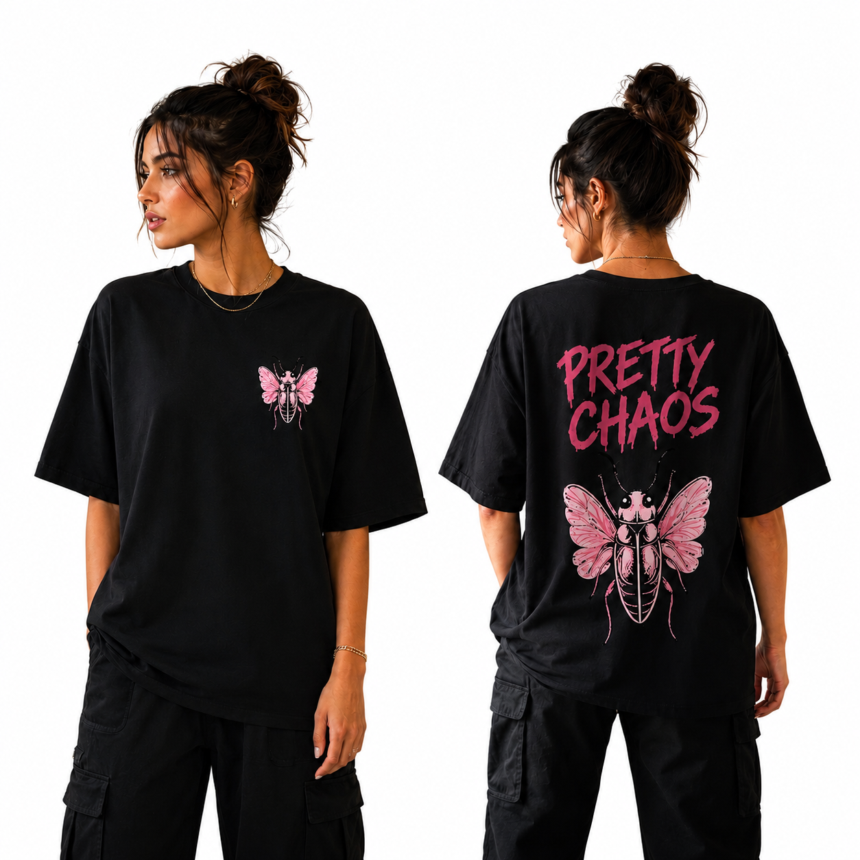 Women’s Oversized T-Shirt - Pretty Chaos