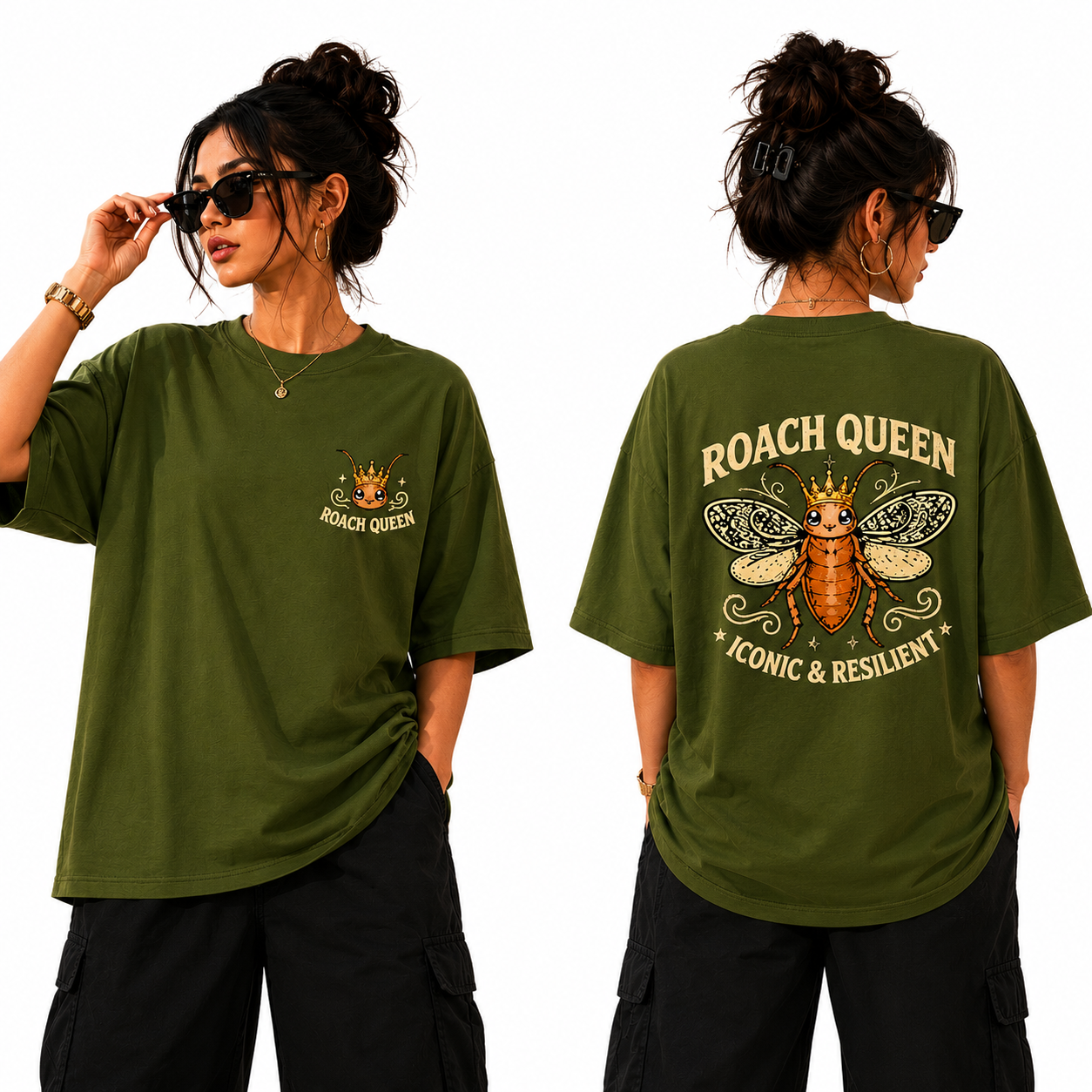 Women’s Oversized T-Shirt - RoachQueen