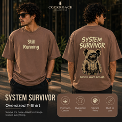 Men’s Oversized T-Shirt - System Survival