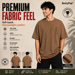 Men’s Oversized Plain T-Shirt