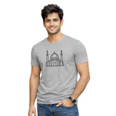 Men’s Graphic Print Round Neck T-Shirt- Allah (170 GSM single jersey)