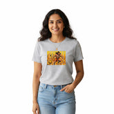Women’s Graphic Print Round Neck T-Shirt- Hanuman(170 GSM single jersey)