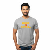 Men’s Graphic Print Round Neck T-Shirt-Tirupathi Balaji (170 GSM single jersey)