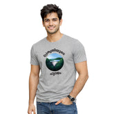 Men’s Graphic Print Round Neck T-Shirt- (170 GSM single jersey)