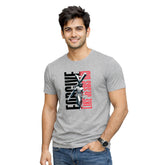 Men’s Graphic Print Round Neck T-Shirt-Jesus(170 GSM single jersey)