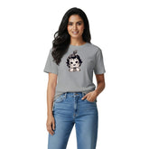 Women’s Graphic Print Round Neck T-Shirt- Krishna (170 GSM single jersey)